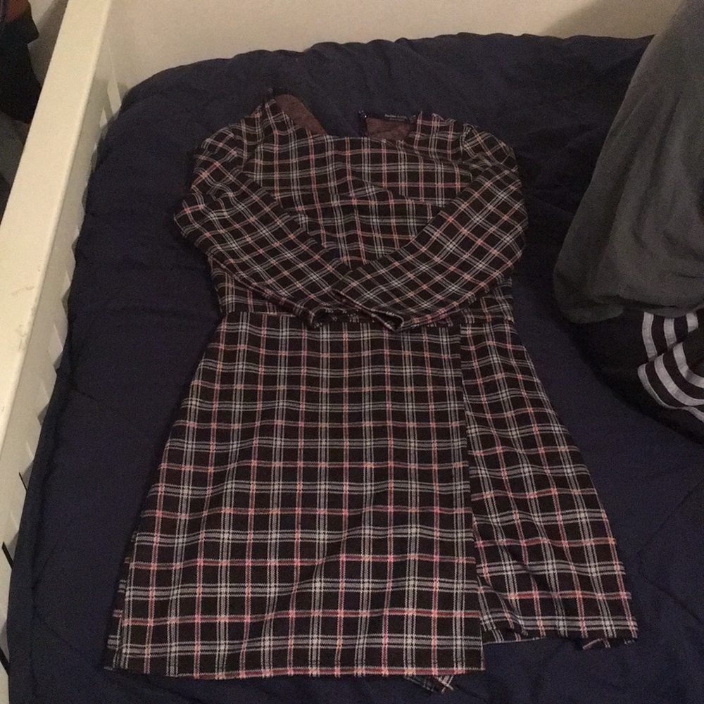 Plaid Long Sleeve Jumper